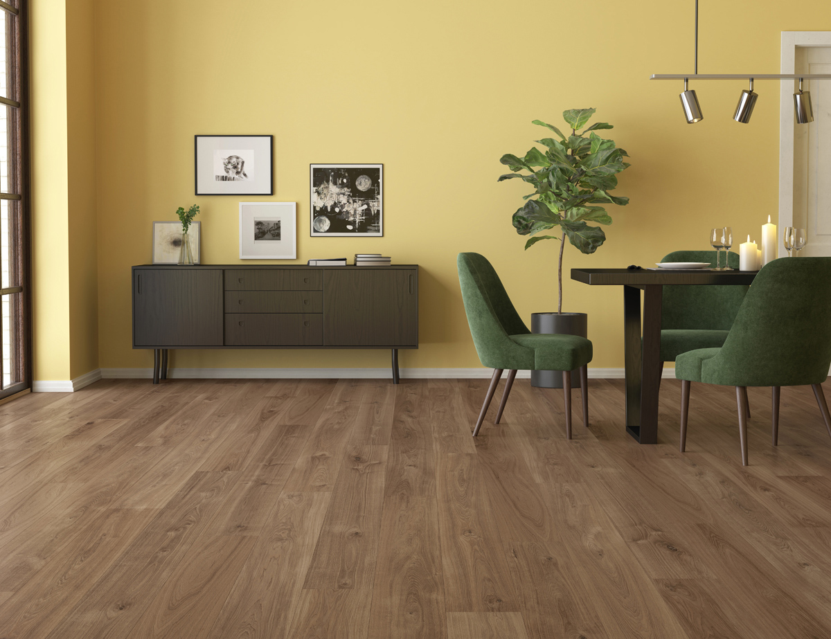 Ceramin PVC-free flooring - Callister room scene